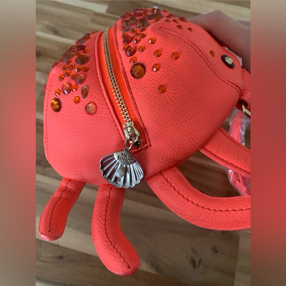 Betsey Johnson Kitsch Crabby Beach Crossbody Bag Crab purse NWOT - Picture 3 of 7